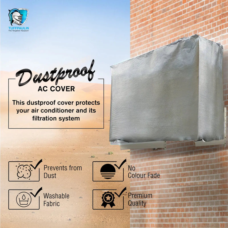 Air Conditioner Covers AC Cover Dust-Proof Waterproof for Outdoor Unit 1.5/2 Ton Capacity  Purchasekart Purchasekart