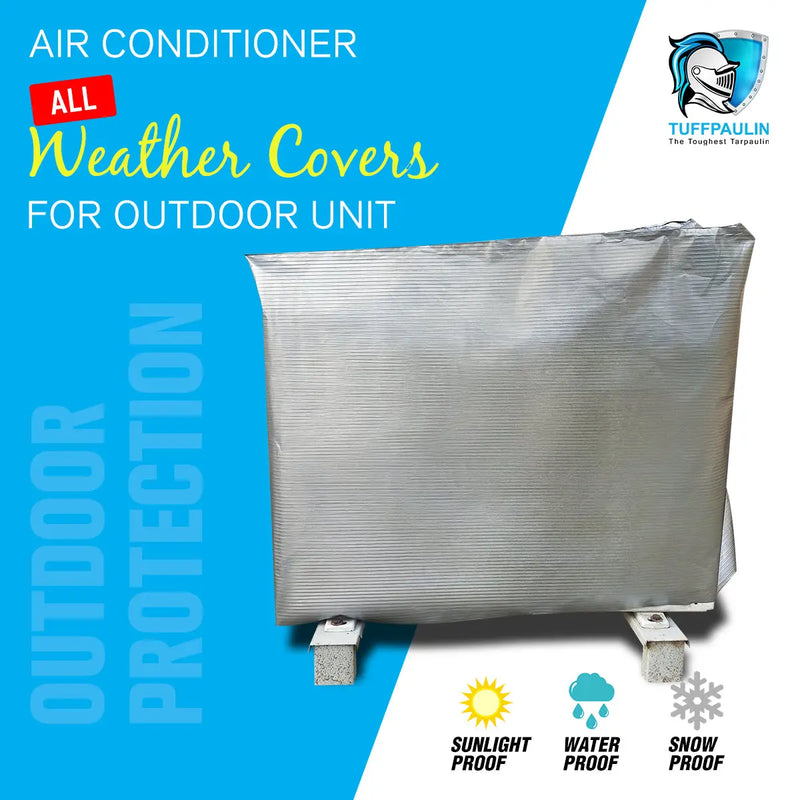 Air Conditioner Covers AC Cover Dust-Proof Waterproof for Outdoor Unit 1.5/2 Ton Capacity  Purchasekart Purchasekart
