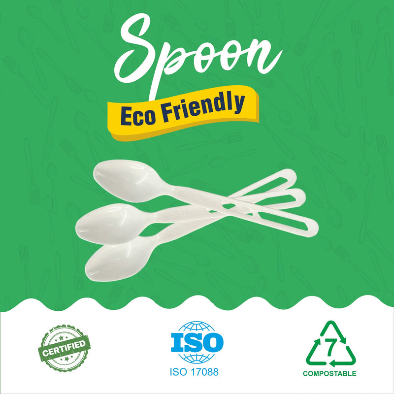 Eco Spoons, Bio Utensils, Green Cutlery, Compostable Combo, Sustainable Spoons, Biodegradable Set, Earth-Friendly Spoons, Eco Kitchenware, Green Living Spoons, Dr. Bio Utensils