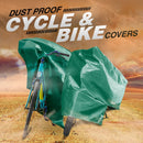 Bike and Cycle Cover Combo | Universal Size, UV Protection & Water Resistant, Dustproof Plastic Bike Body Cover for Two Wheeler Scooter, Motor Cycle