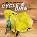 Bike and Cycle Cover Combo | Universal Size, UV Protection & Water Resistant, Dustproof Plastic Bike Body Cover for Two Wheeler Scooter, Motor Cycle
