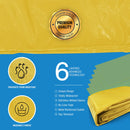 Bike and Cycle Cover Combo | Universal Size, UV Protection & Water Resistant, Dustproof Plastic Bike Body Cover for Two Wheeler Scooter, Motor Cycle