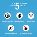 Damp Trap Moisture Absorber Box Lavender Fragrance, Ocean Fragrance, Rose Fragrance