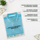 Shirt Bag, T-shirt bag, CPCB Certified Bags, Corn Starch Material, Dr. Bio Green Bags, Environmental Conscious Waste Disposal, Garment Packaging bags, Compostable Garment Packaging bags, Flap Bags