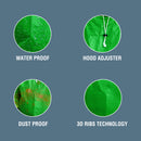 Full Sleeves Unisex Reusable Pocket Emergency Waterproof Rain Poncho for men and women Free Size