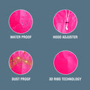 Full Sleeves Unisex Reusable Pocket Emergency Waterproof Rain Poncho for men and women Free Size