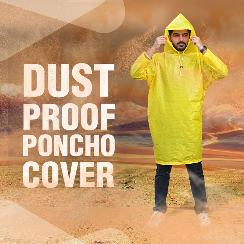 Full Sleeves Unisex Reusable Pocket Emergency Waterproof Rain Poncho for men and women Free Size