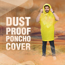 Half Sleeves Unisex Reusable Pocket Emergency Waterproof Rain Poncho for men and women Free Size