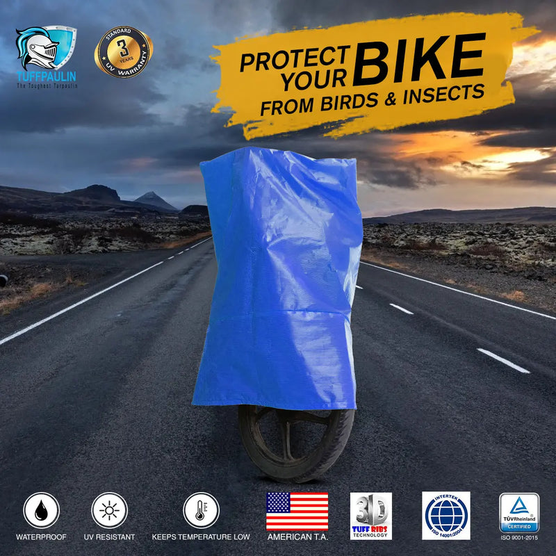 Keep Your Bike Safe with the Blue Bike Cover Standard