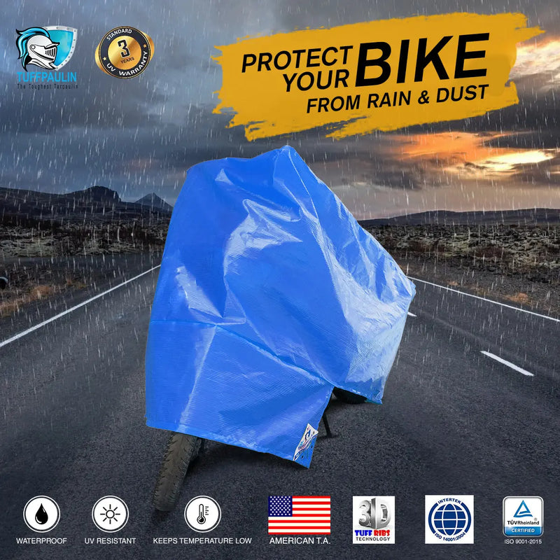 Keep Your Bike Safe with the Blue Bike Cover Standard