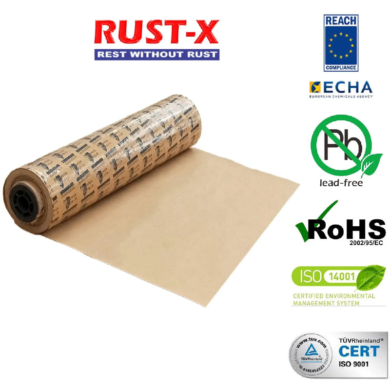 MIL-PRF-3420H <br>RUSTX Grade: VCI Copper shield Paper  Purchasekart Purchasekart 1.2MTR-X-250MTR-Laminated-Class-2