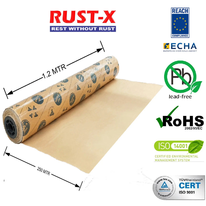 MIL-PRF-3420H<br>RUSTX Grade: VCI Multimetal Paper  Purchasekart Purchasekart 1.2MTR-X-250MTR-Laminated-Class-2