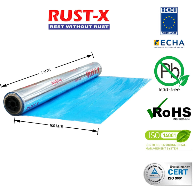 Metal Barrier foil  Purchasekart RUST-X Rolll-200-1MTR-X-100MTR