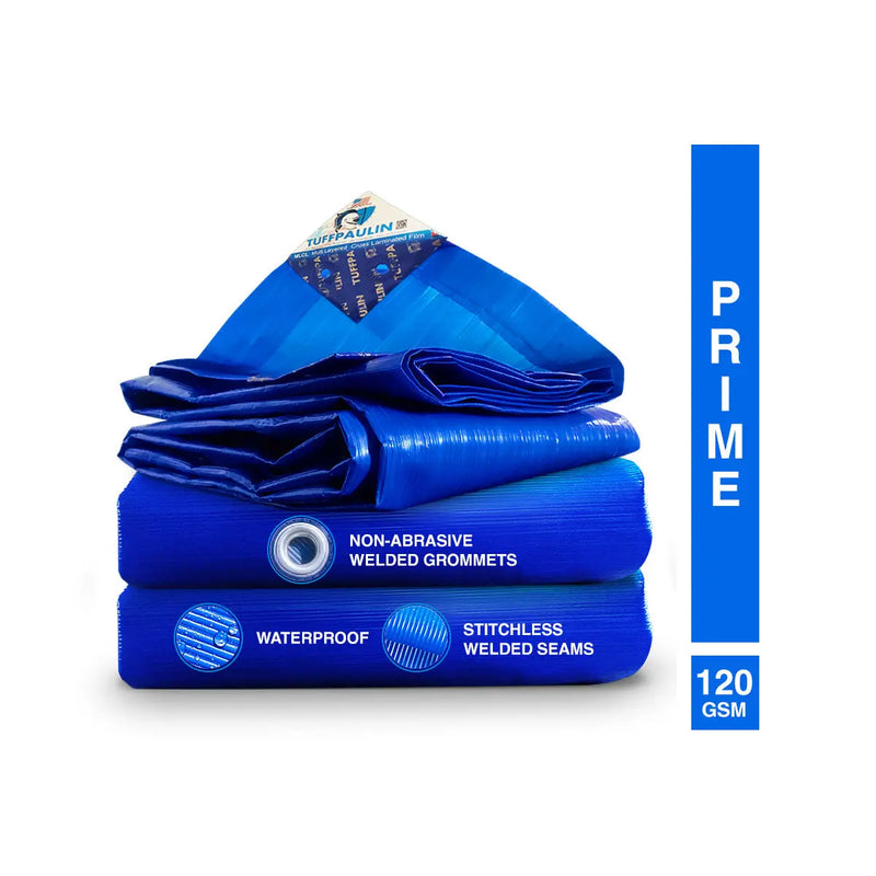 Tarpaulin Sheet TUFFPAULIN Blue Waterproof 40x96 feet 200 gsm  Purchasekart TUFFPAULIN