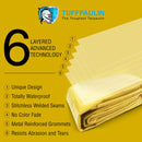 Tarpaulin Sheet Yellow: Durable, UV Resistant, Reinforced Edges