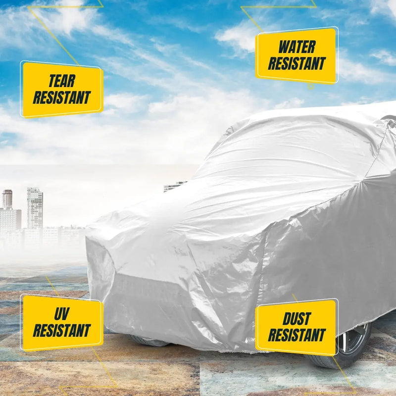 Tuff Waterproof Car Cover for Sedan - All-Weather Shield with Universal Fit and Paint Protection Layer | UV Roof and Paint Protection | Purchasekart  Purchasekart Purchasekart