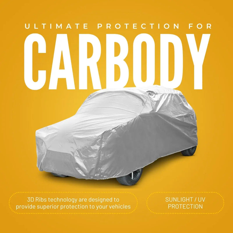 Tuff Waterproof Car Cover for Sedan - All-Weather Shield with Universal Fit and Paint Protection Layer | UV Roof and Paint Protection | Purchasekart  Purchasekart Purchasekart
