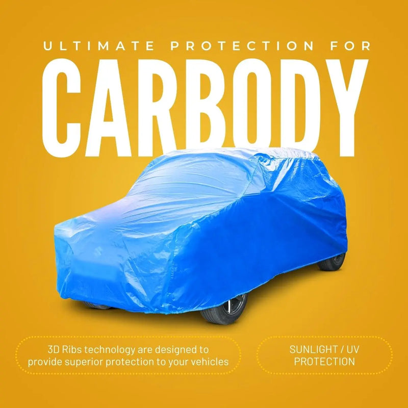 Tuff Waterproof Car Cover for Sedan - All-Weather Shield with Universal Fit and Paint Protection Layer | UV Roof and Paint Protection | Purchasekart  Purchasekart Purchasekart Blue