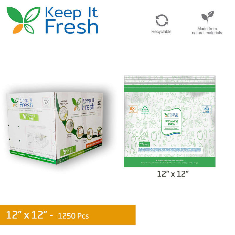 Extend the Shelf Life of Your Produce with KEEP IT FRESH Re-Sealable Zipper - Purchasekart