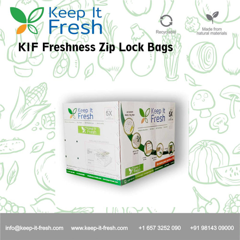 Extend the Shelf Life of Your Produce with KEEP IT FRESH Re-Sealable Zipper - Purchasekart