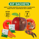 Wardrobe freshness packs for clothing preservation