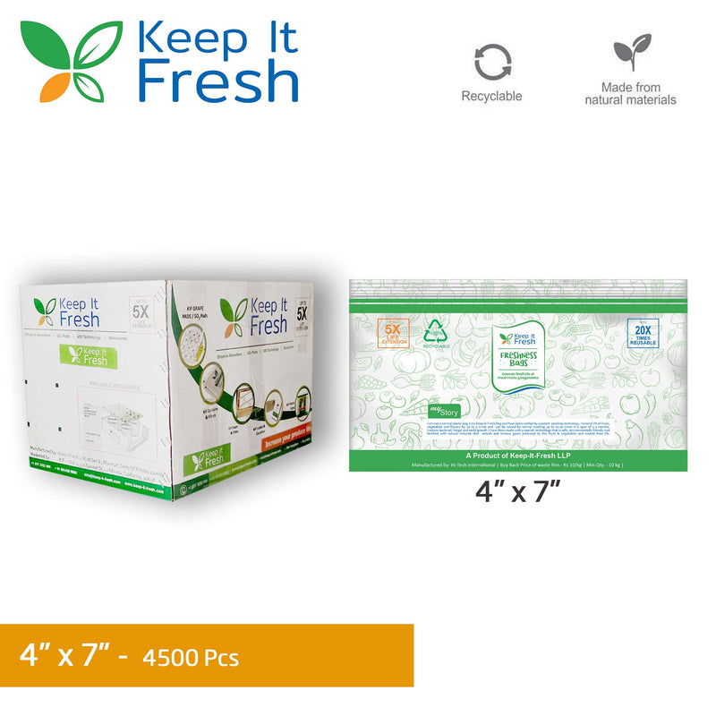 Extend the Shelf Life of Your Produce with KEEP IT FRESH Re-Sealable Zipper - Purchasekart